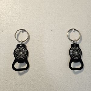 Southern Tier Black Bottle Opener Keychain